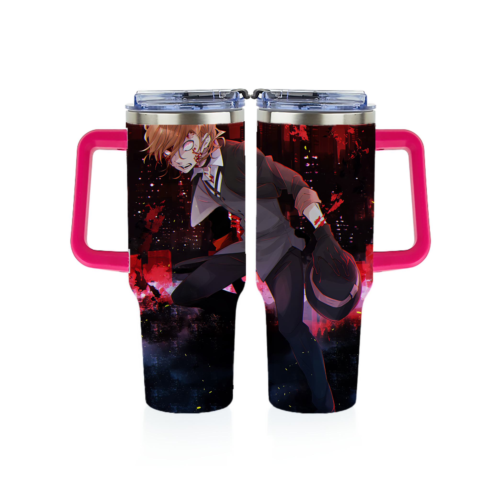 （画像用） 文豪ストレイドッグス Bungo Stray Dogs 1200ｍLフルプリント車用タンブラー